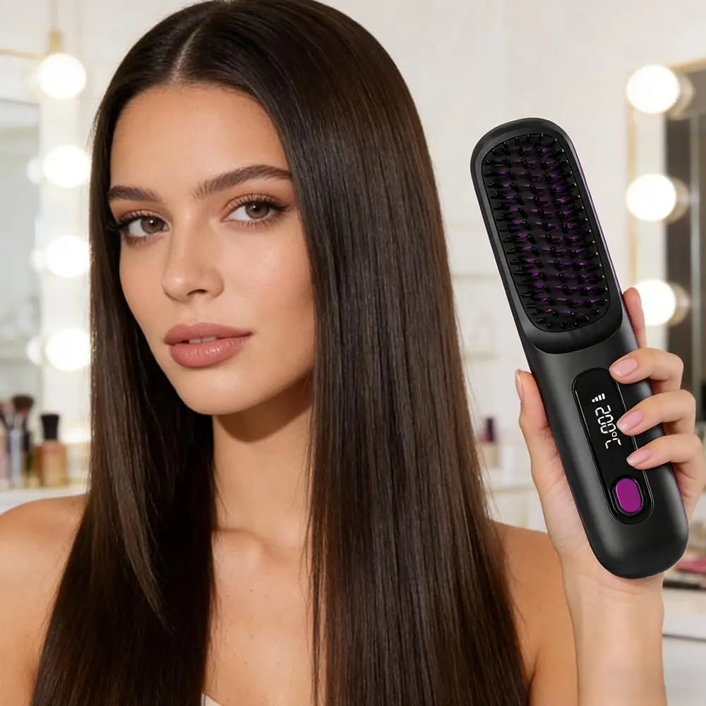 Cordless Heated Straightening Brush