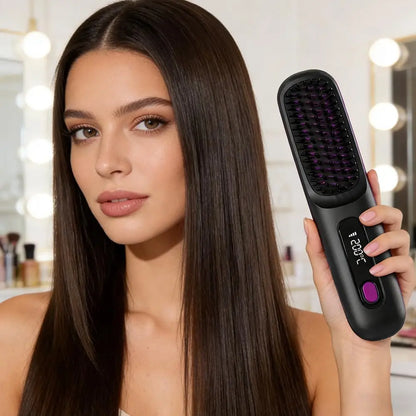 Cordless Heated Straightening Brush