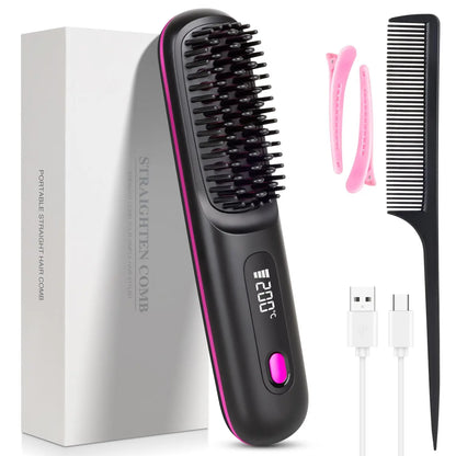 Cordless Heated Straightening Brush