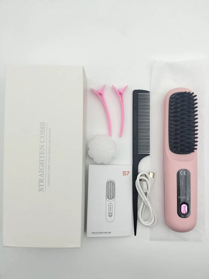 Cordless Heated Straightening Brush