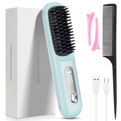 Cordless Heated Straightening Brush
